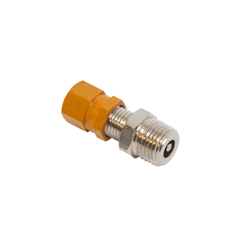 Valve, Tank Valve Short 1/8" NPT x 22mm Nickel Plated-2000Psi