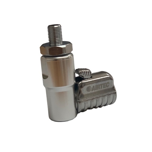 [49.9109] Chuck -Auto-on Open 90Deg 1/4 Schrader end - L031D