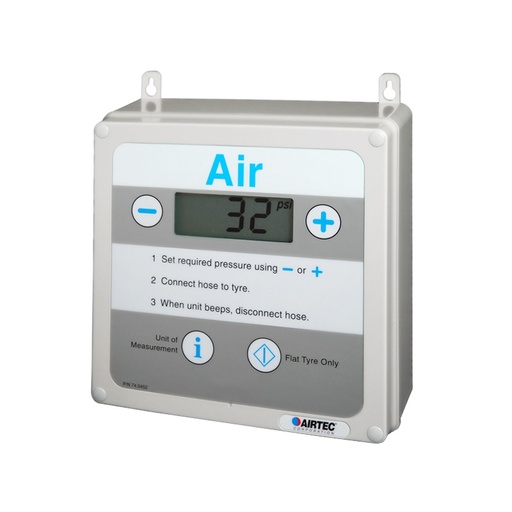 [89MDA-0035] Inflator,MDA Std Flow, Wall Mounted,Grey,Waterproof